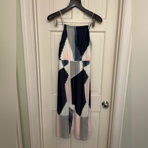 Banana Republic Colorblock Pleated Dress